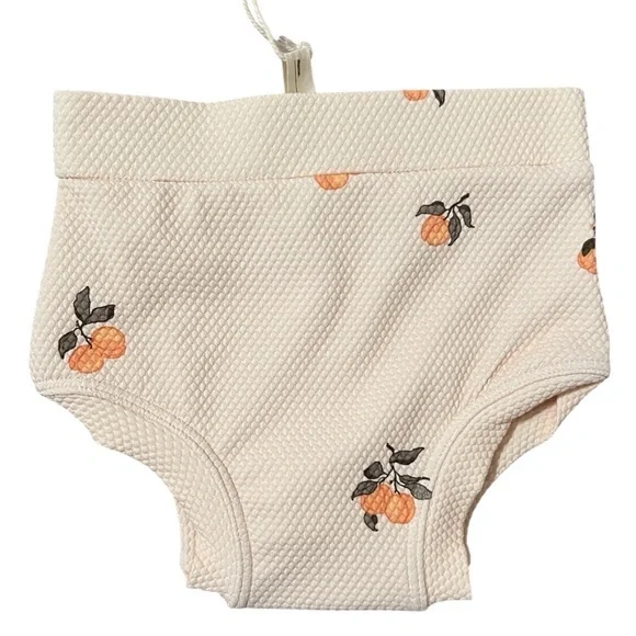 NWT GARBO & FRIENDS Peaches Bloomer Diaper UV Protection size 6-12mo - Picture 1 of 9
